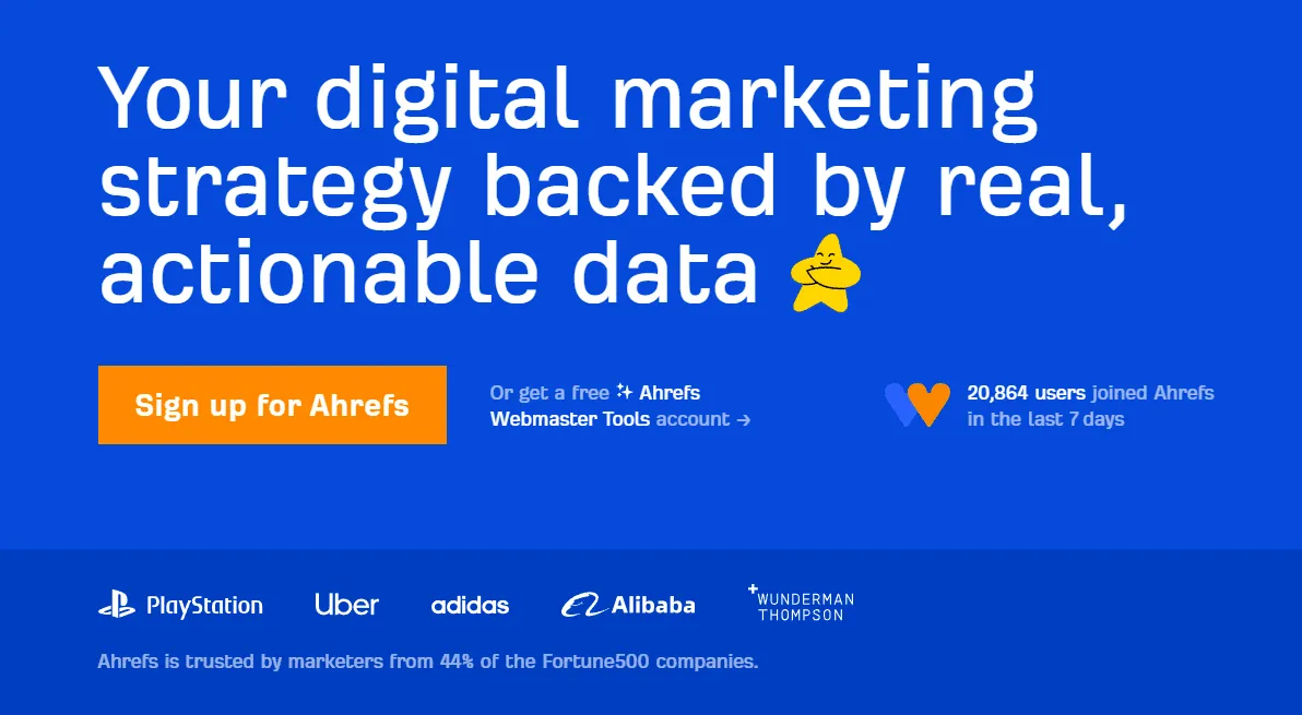 Ahrefs SEO and marketing tools