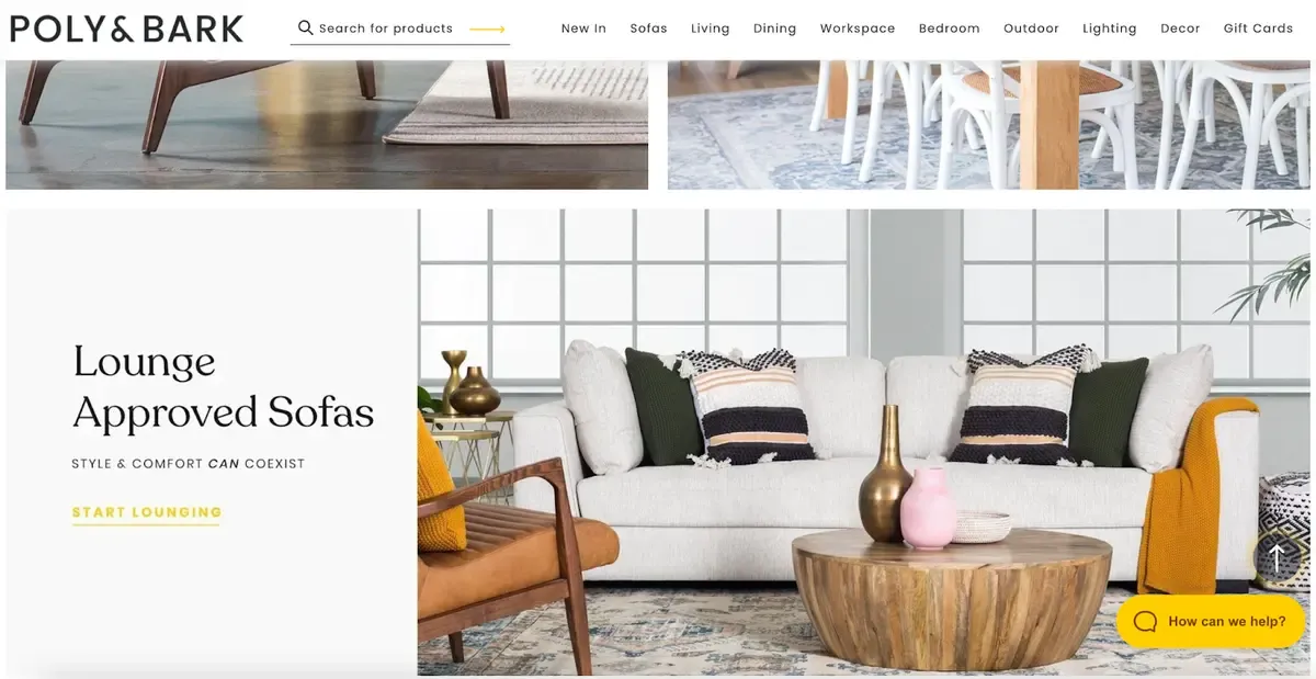 Poly & Bark furniture store