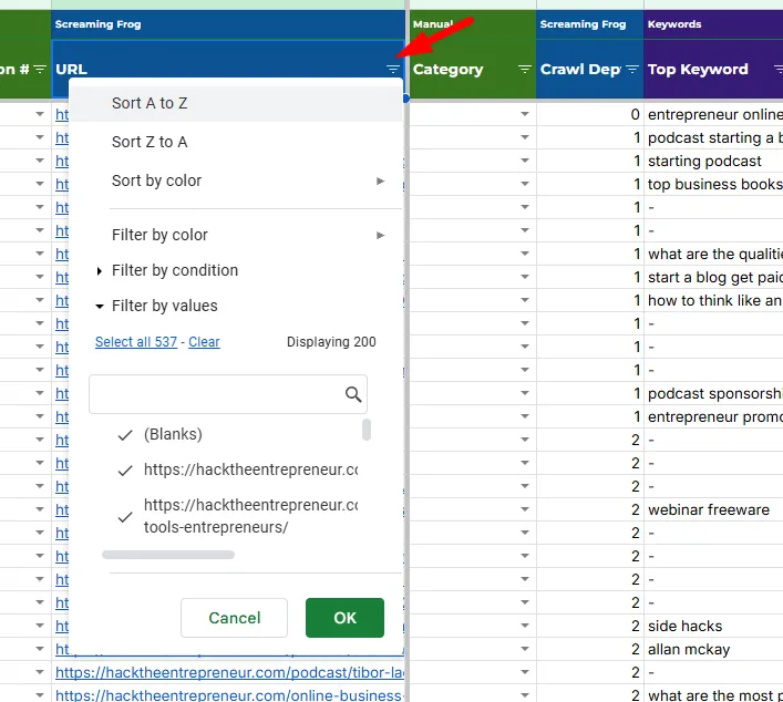 Page Mapping Process