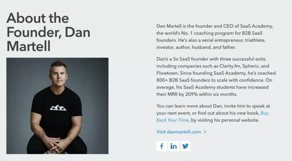 Dan Martell author bio