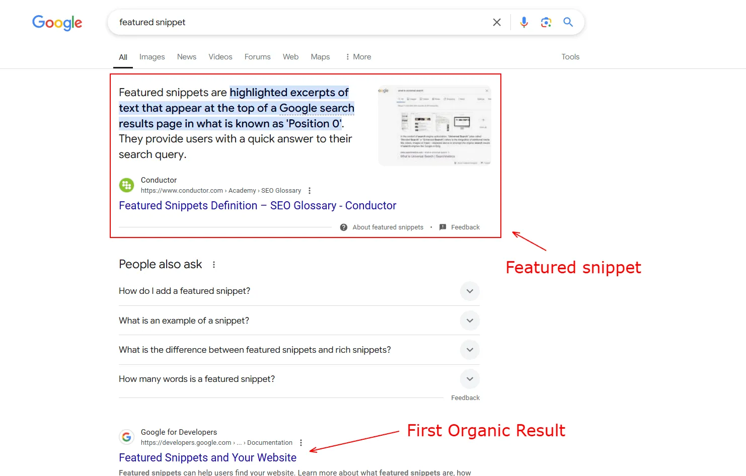 Featured Snippet