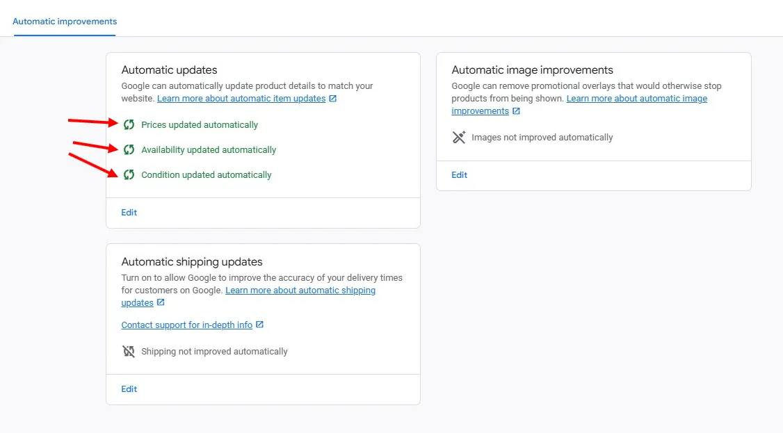 GMC - Automatic improvements