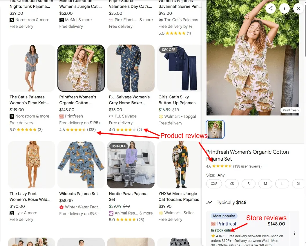 Google Shopping - Product Reviews
