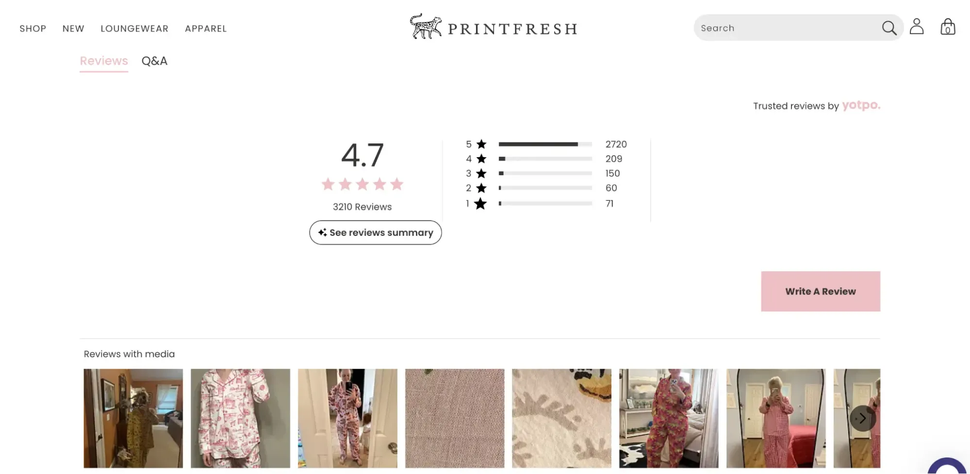 Printfresh reviews example