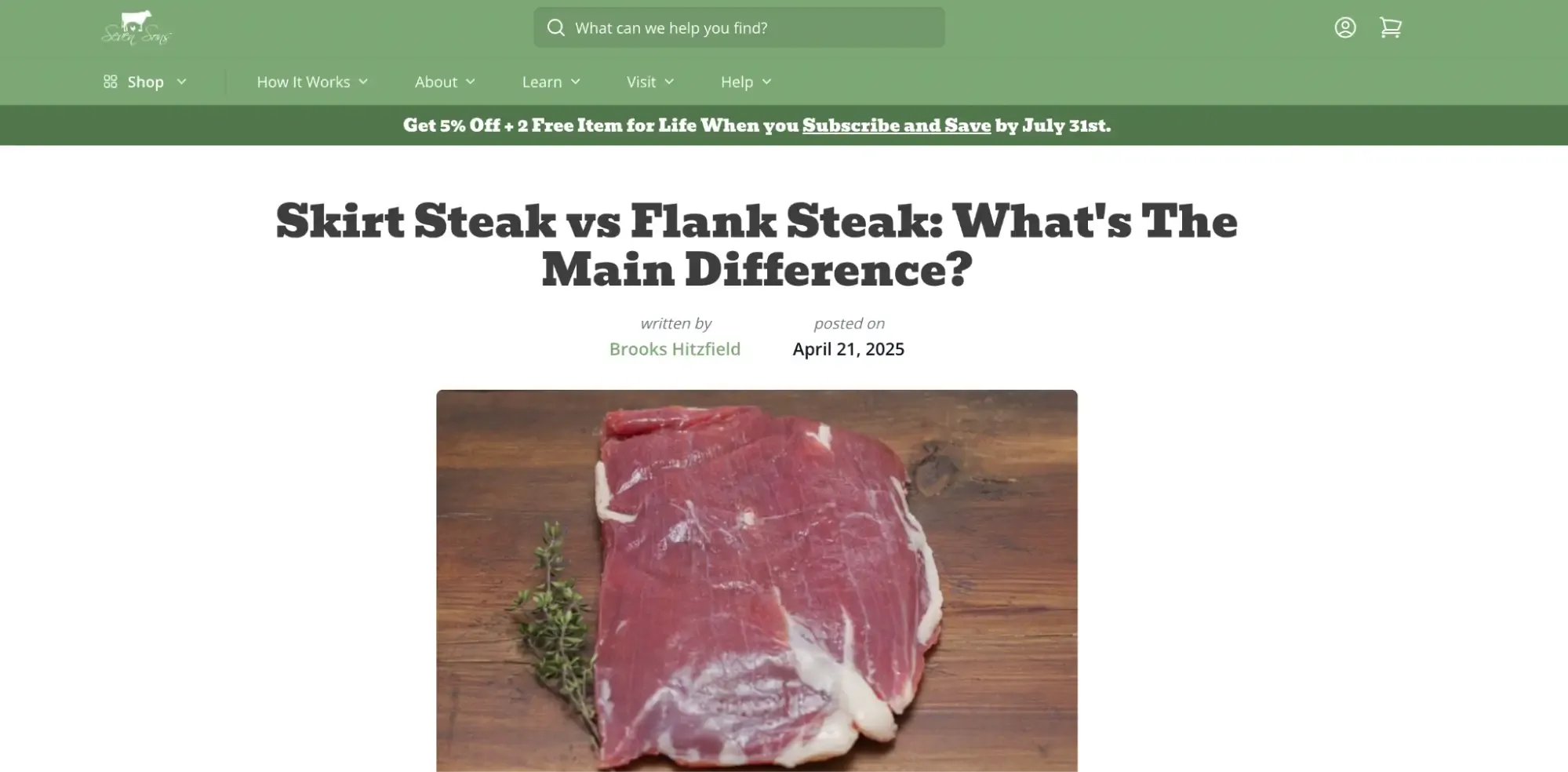 Seven Son's blog example