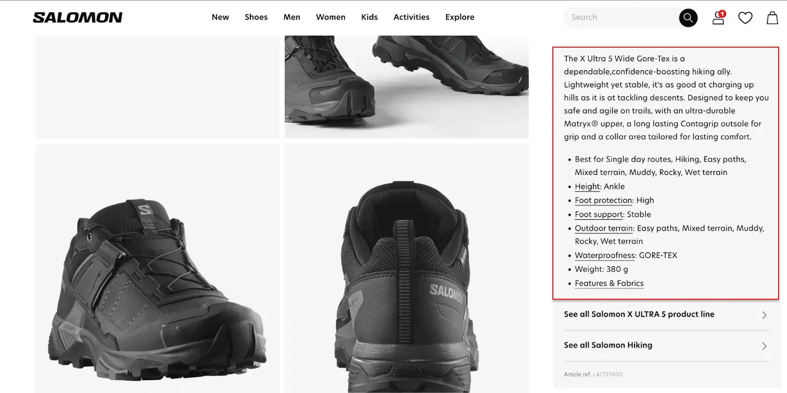 Format content for redability