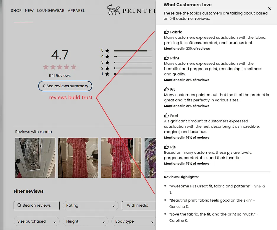 Reviews carry the weight of trust