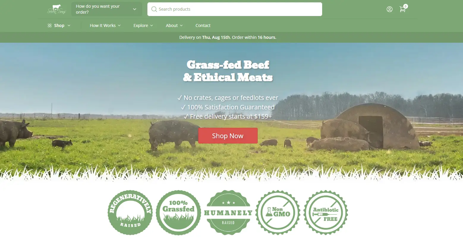 Seven Sons Farms homepage