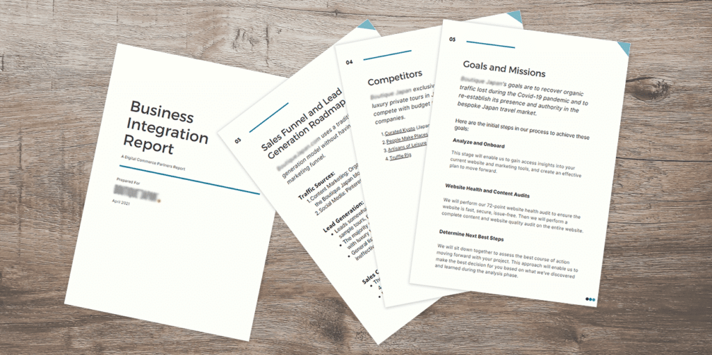 Business Integration Report by DCP