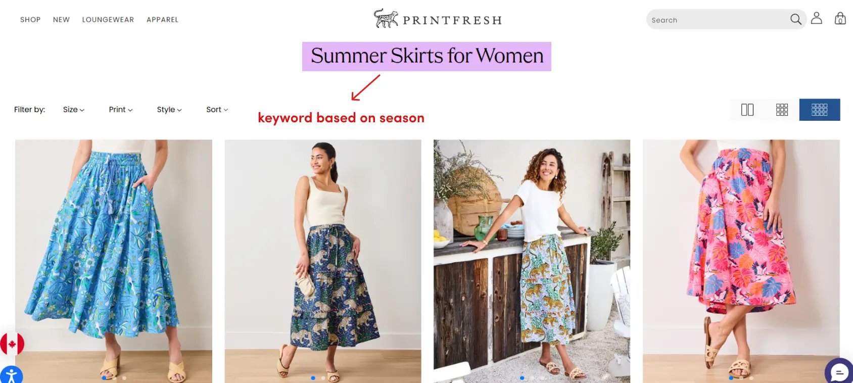 SEO Content Examples for Ecommerce: Proven Strategies That Drive Revenue Landing Page Example