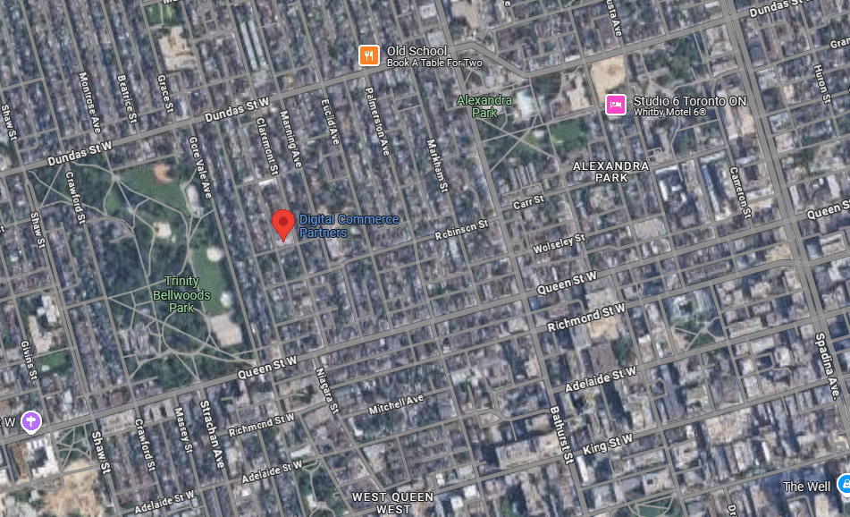 DCP Location on Toronto Map